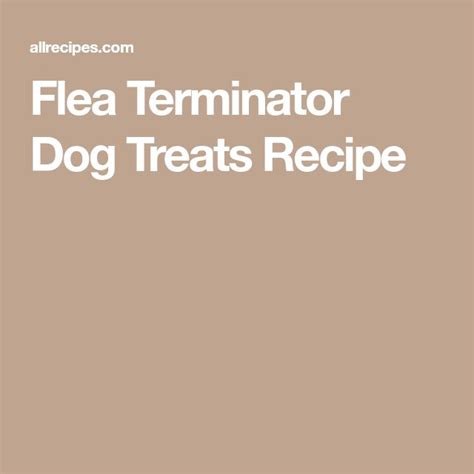 Flea Terminator Dog Treats